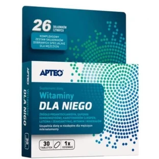 Витамины Apteo для него, 30 таблеток