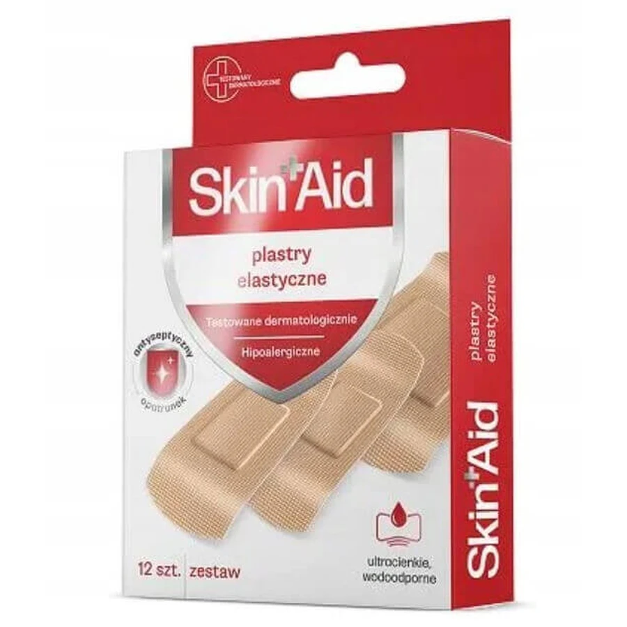 Еластичні патчі Skin Aid, 12 шт: ціни та характеристики