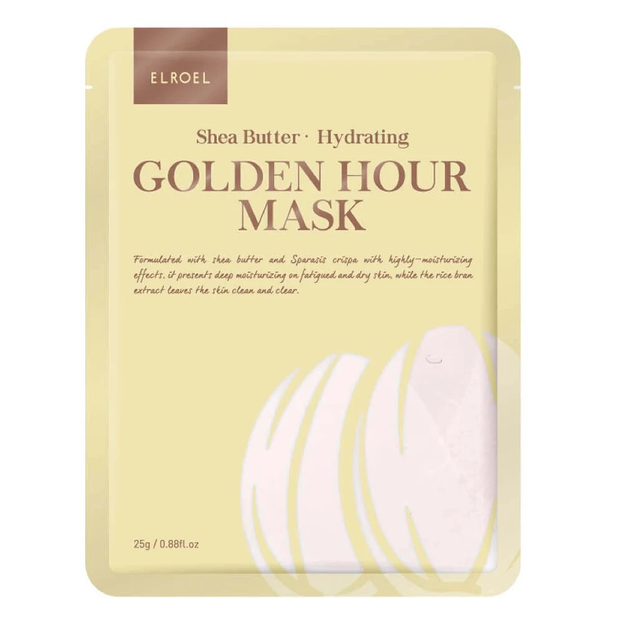 Увлажняющая маска для лица с маслом ши Elroel Golden Hour Mask, 25 г: цены и характеристики