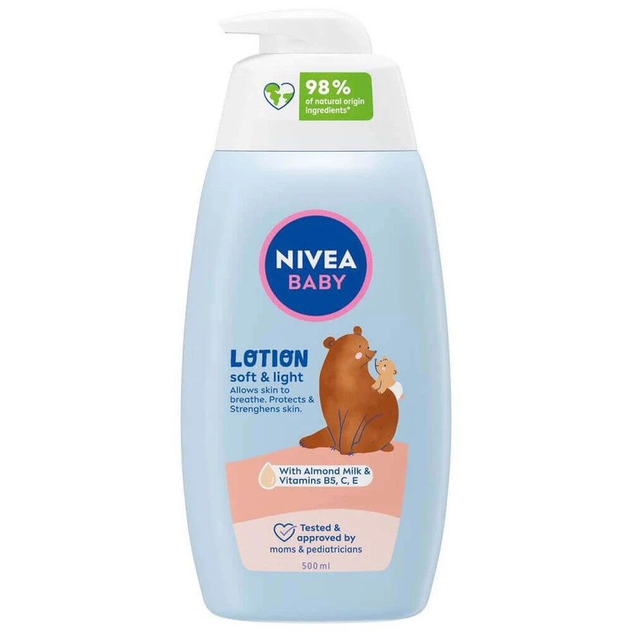 Лосьйон для тіла Soft&Light Baby, 500 мл, Nivea: ціни та характеристики
