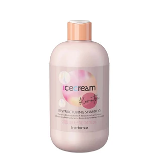 Inebrya Ice Cream Keratin Restructuring Hair Shampoo, 300 мл