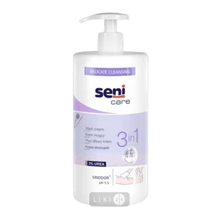 Крем-гель для душу 3в1 Seni Care Миючий, 1000 мл