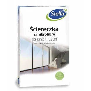 Серветка з мікрофібри Stella для скла та дзеркал, 1 шт