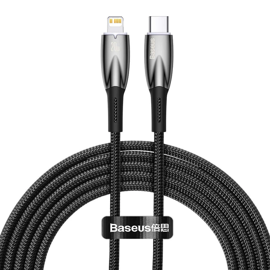 Baseus CADH000101 Lightning - USB-C PD Cable 20W 480Mb/s 2m - Black: ціни та характеристики