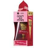 Крем для тіла HiSkin Crazy Ice Cream Strawberry Body Cream, 200 мл