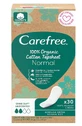 Трусики Carefree Panty Liners 100% Organic Cotton, 30 шт