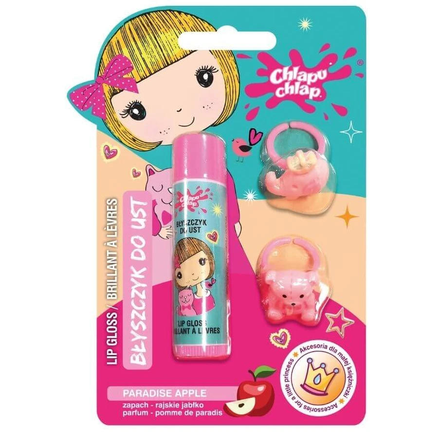 Chlapu Chlap Apple Lip Gloss + 2 кільця: ціни та характеристики