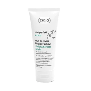 Ziaja, Mintperfect Aroma Mousse для чищення та гігієни зубів Зелений чай М'ята, 100 мл