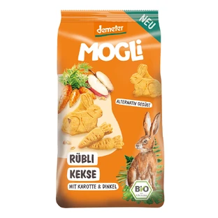 Органическое морковно-яблочное печенье, 125 г, Mogli