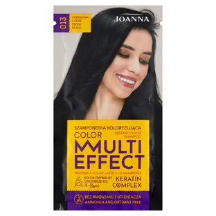 Joanna Multi Effect Colour Colouring Shampoo 013 Ebony Black, 35г