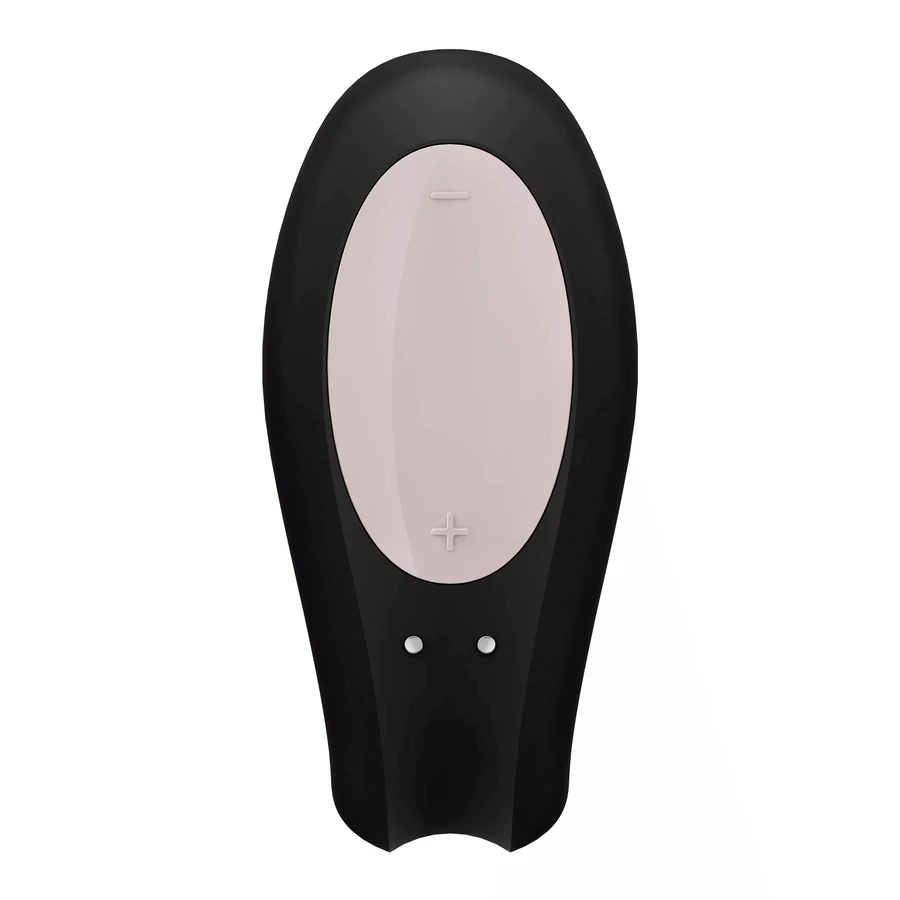 Satisfyer Double Joy, вибратор для пар с управлением от телефона, черный: цены и характеристики