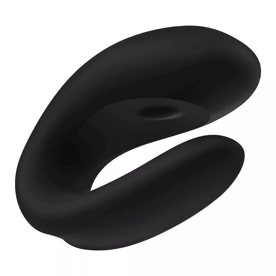 Satisfyer Double Joy, вибратор для пар с управлением от телефона, черный: цены и характеристики