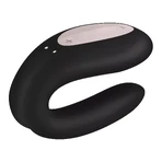 Satisfyer Double Joy, вибратор для пар с управлением от телефона, черный: цены и характеристики