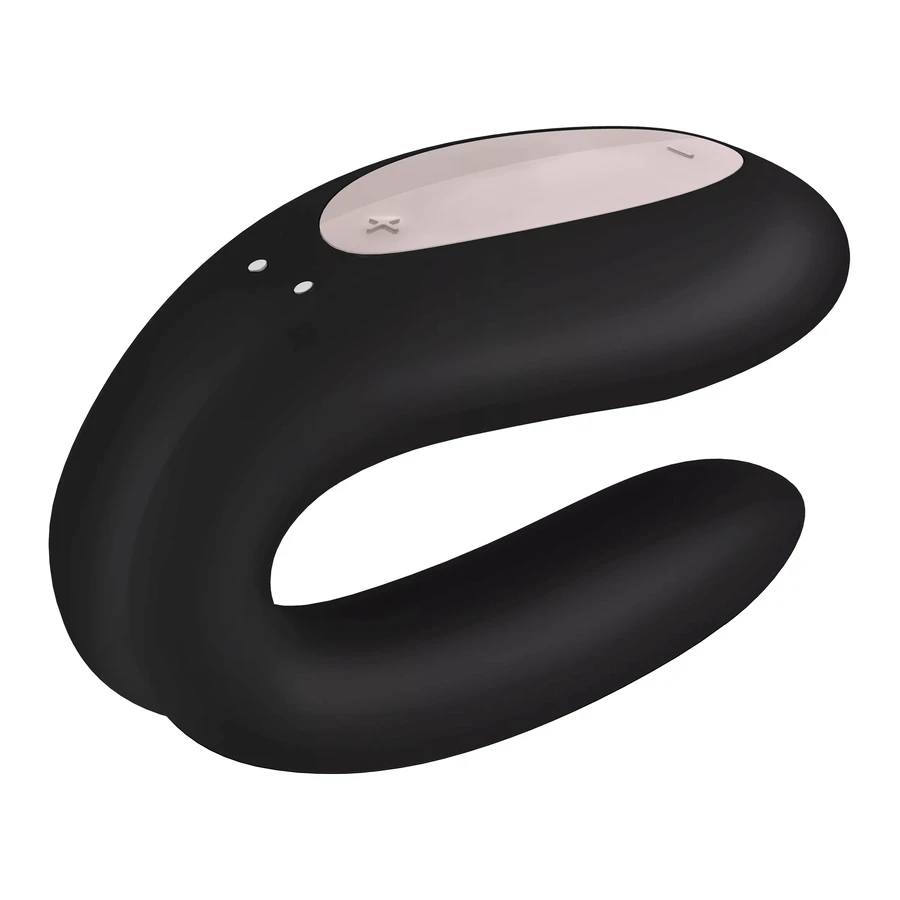 Satisfyer Double Joy, вибратор для пар с управлением от телефона, черный: цены и характеристики