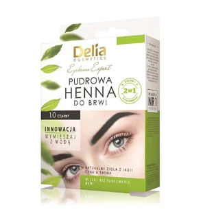 Хна для брів Delia Eyebrow Expert Powder Eyebrow Henna 1.0 Black, 4 г