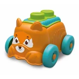 Развивающая игрушка Мягкие кубики Clemmy щенок, 6-36 месяцев, оранжевый, Clementoni