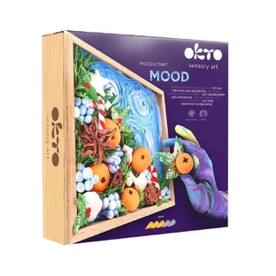 Набір для творчості Wood & Craft Сукуленти, 21 х 21 см, 14 років+, Joy, Okto
