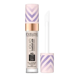 Eveline Cosmetics, Liquid Camouflage, Waterproof Camouflage Concealer with Hyaluronic Acid № 6, 7 мл