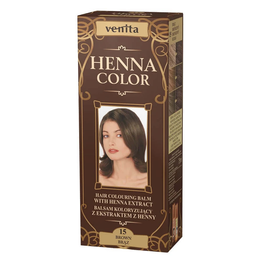 Venita Henna Color Herbal Colour Balm with Extract Henna 15 Brown, 75 мл: ціни та характеристики