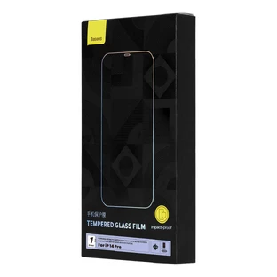 Закаленное стекло Baseus Privacy для iPhone 14 Pro, полноэкранный фильтр конфиденциальности 0,4 мм, защита от шпионов + комплект для крепления