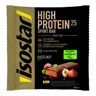 Протеїновий батончик зі смаком лісового горіха High Protein Sport Bar, 3 x 35 г, Isostar