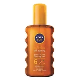 Nivea Sun Tropical Bronze SPF 6 Пляжний спрей-олія SPF 6, 200 мл, Nivea Sun