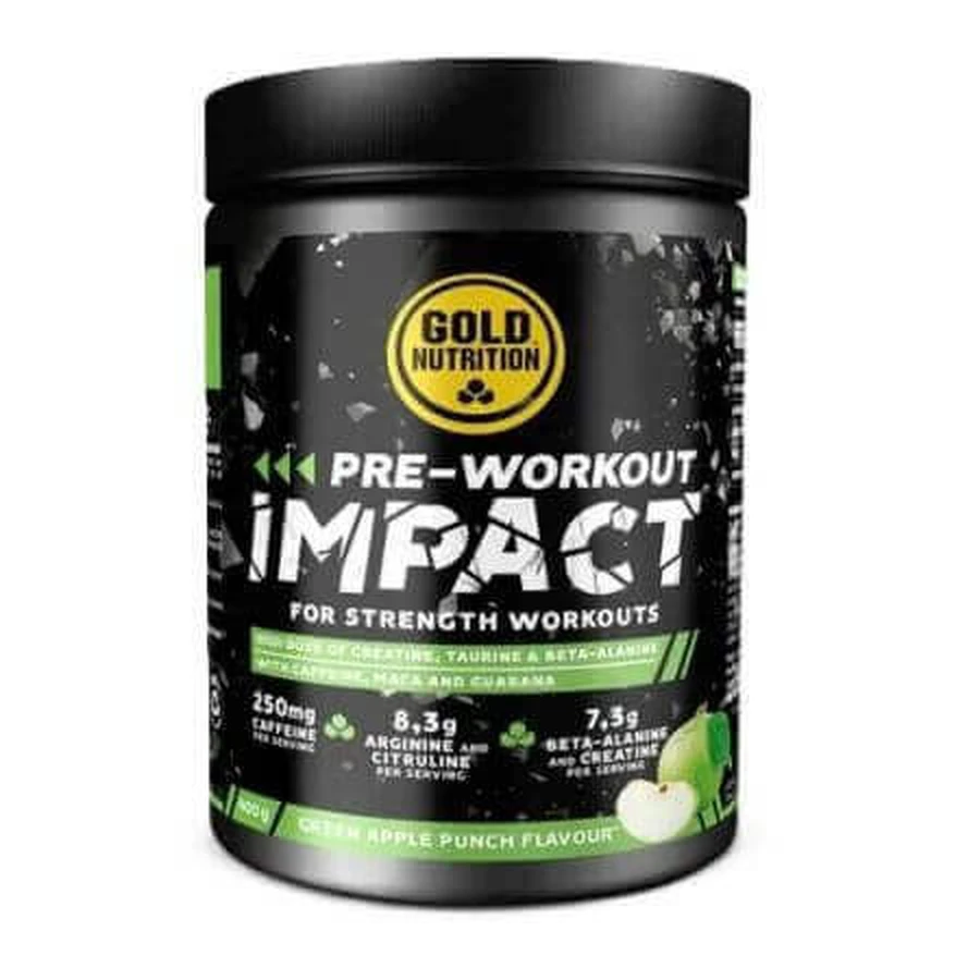 Предтреніровочний комплекс зі смаком зелених морепродуктів, 400 г, Gold Nutrition: ціни та характеристики