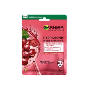 Маска Garnier Hydra Bomb с экстрактом виноградных косточек, 28 г