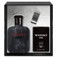 Туалетна вода Evaflor Whisky Black Op, 100 мл + Туалетна вода, 20 мл + Затиск для грошей