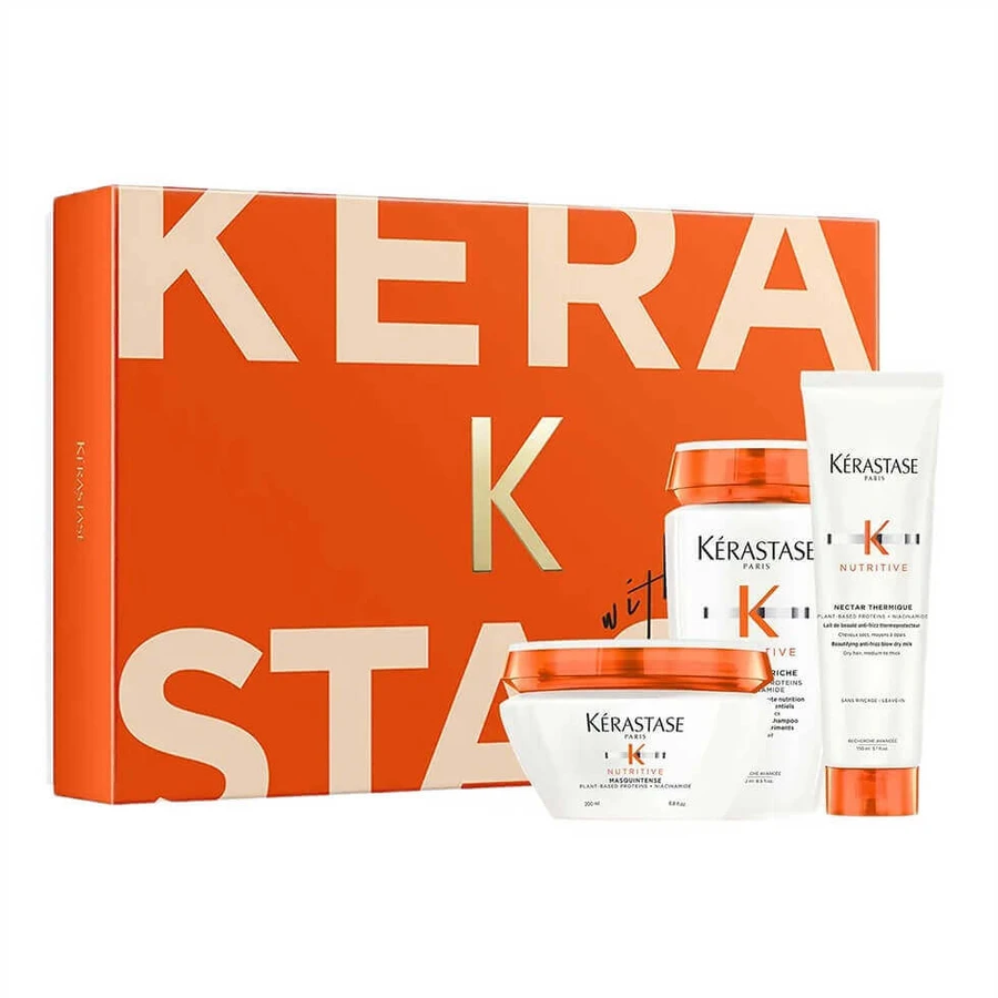 Kerastase Nutritive Set: шампунь 250 мл + маска для волос 200 мл + термальный нектар для волос 150 мл: цены и характеристики