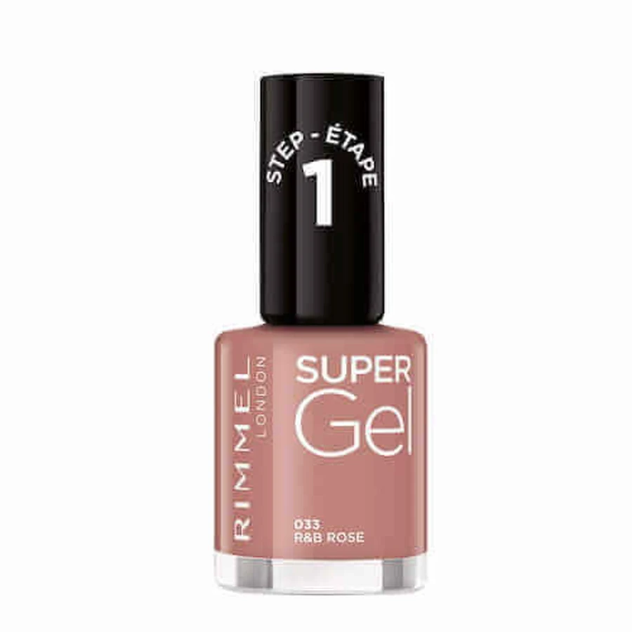 Rimmel Super Gel Gel Nail Polish 033 R & B Rose, 12 мл: ціни та характеристики