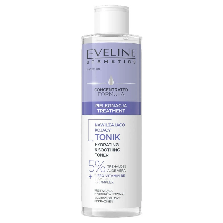 Увлажняющий и успокаивающий тоник Eveline Cosmetics Concentrated Formula, 200 мл: цены и характеристики
