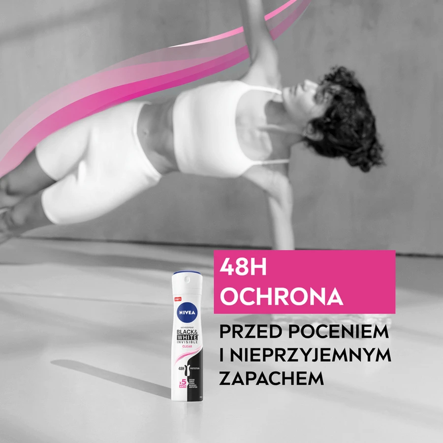 Антиперспірант Nivea Black & White Invisible Clear, 150 мл: ціни та характеристики
