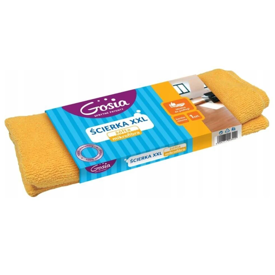 Gosia, тканина XXL, жовта мікрофібра, 1 шт: ціни та характеристики