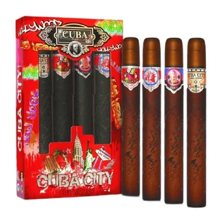 Cuba Original Cuba City For Women Set Парфумована вода Hollywood 35 мл + Парфумована вода Las Vegas 35 мл + Парфумована вода New York 35 мл + Парфумована вода Miami 35 мл