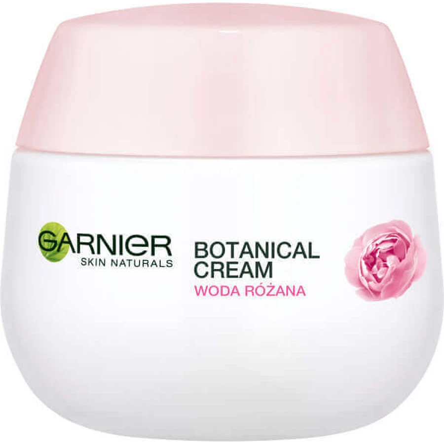 Живильний крем Garnier Botanical для сухої та чутливої ​​шкіри рожева вода, 50 мл: ціни та характеристики