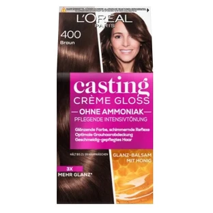 L Oréal, Casting Creme Gloss, фарба для волосся, 400 Braun