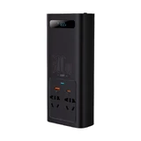 Автомобільний інвертор IGBT Baseus 300W 220V (вилка CN/EU) чорний (CGNB010101)