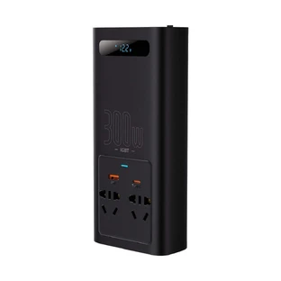 Baseus IGBT инвертор автоматический 300Вт 220В (CN / EU вилка) negru (CGNB010101)
