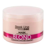 Маска для світлого волосся Stapiz Sleek Line Blush з шовком, 250 мл