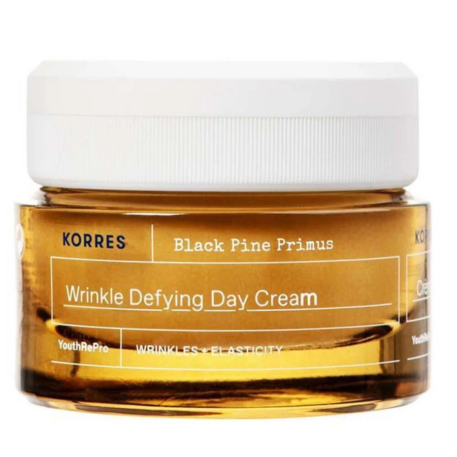 Денний крем проти зморшок Korres Black Pine Primus, 40 мл: ціни та характеристики