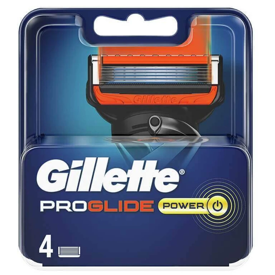 Змінні бритвені леза Gillette ProGlide Power, 4 шт: ціни та характеристики