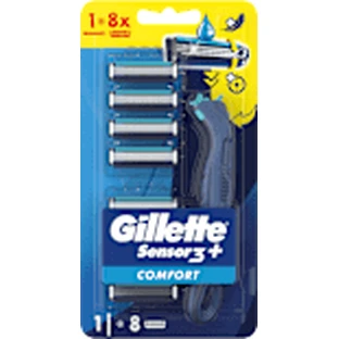 Gillette Gillette Sensor3 Comfort Shaver + 8 змінних елементів, 1 шт.