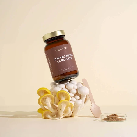 Natu.Care Ashwagandha&Cordyceps, pulbere, 60 г: цены и характеристики