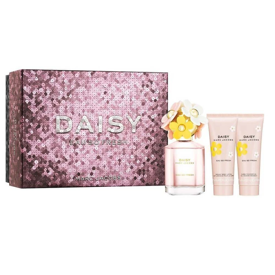 Туалетная вода Marc Jacobs Daisy Eau So Fresh, 75 мл + лосьон для тела, 75 мл + гель для душа, 75 мл: цены и характеристики
