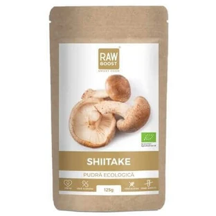 Органический порошок шиитаке, 125 г, Raw Boost