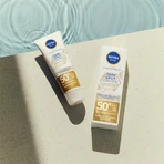 Набір Nivea Sun Luminous 630, освіжаючий сонцезахисний флюїд для обличчя, SPF 50+, 50 мл + лосьйон для засмаги з каротином, SPF 6, 200 мл + сумка-рюкзак безкоштовно: ціни та характеристики