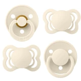 Комплект нагрудников Try-It Collection, manechine, cauciuc și silicon, mărimea 1, 0-6 luni, Ivory, 4 bucăți