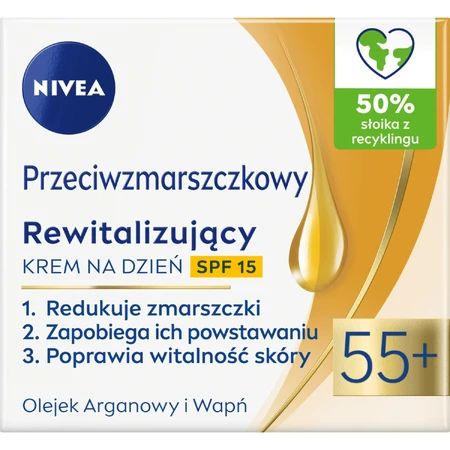 Nivea Антиморщинный + восстанавливающий дневной крем SPF15 55+, 50 мл: цены и характеристики