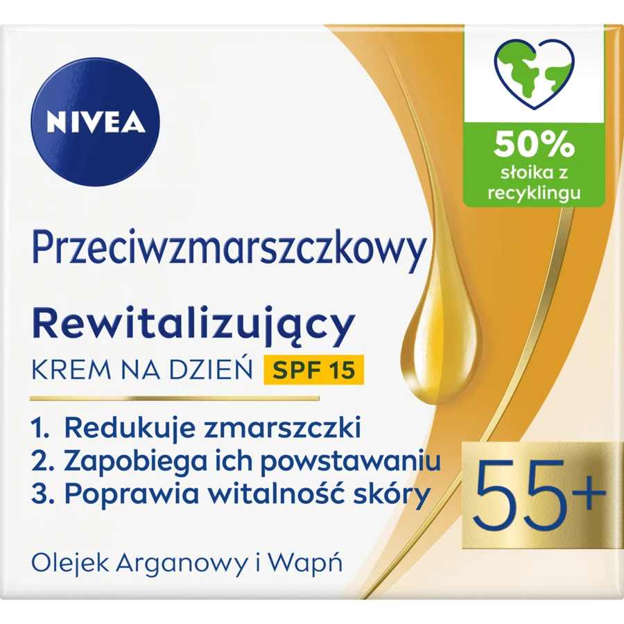 Nivea Антиморщинный + восстанавливающий дневной крем SPF15 55+, 50 мл: цены и характеристики